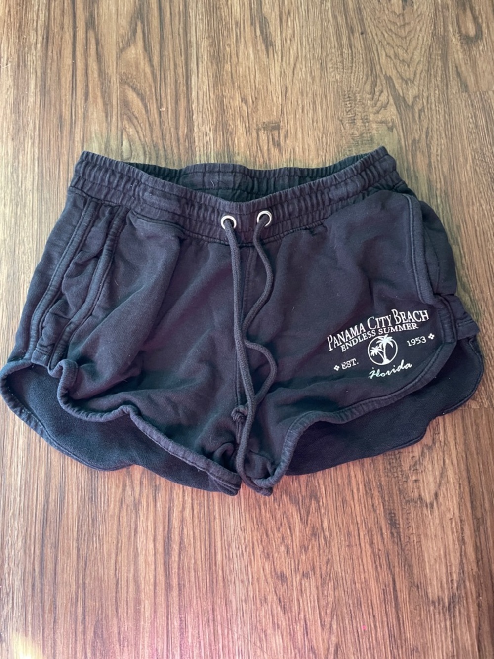Panama City Beach Black Women’s Drawstring Shorts